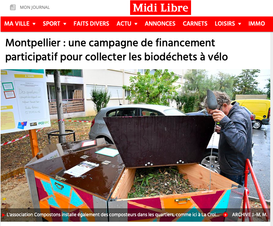 Montpellier : un composteur collectif pour le parc Clemenceau